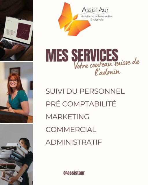 🙏 Vos avis, ma plus belle récompense

Merci à chacun de mes clients pour votre confiance et votre collaboration.
Je sais qu’il n’est pas toujours évident de faire confiance au premier abord… et c’est justement ce qui rend votre retour encore plus précieux 💬

C’est un vrai plaisir de vous accompagner dans votre aventure entrepreneuriale, de contribuer à votre organisation et de vous faire gagner en sérénité au quotidien.

✨ Votre couteau suisse de l’admin, toujours à vos côtés

#Entrepreneuriat #AssistanteAdministrative #Confiance #Collaboration #Organisation #Freelance